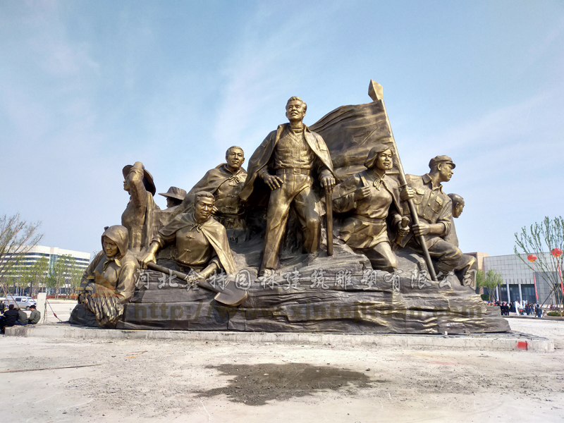 河南兰考焦裕禄主雕塑